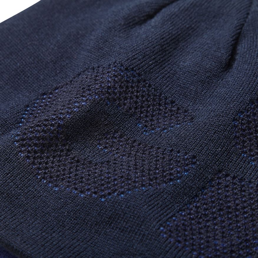 Gill Marine bonnet en maille réversible DDP04L325 bleu marine