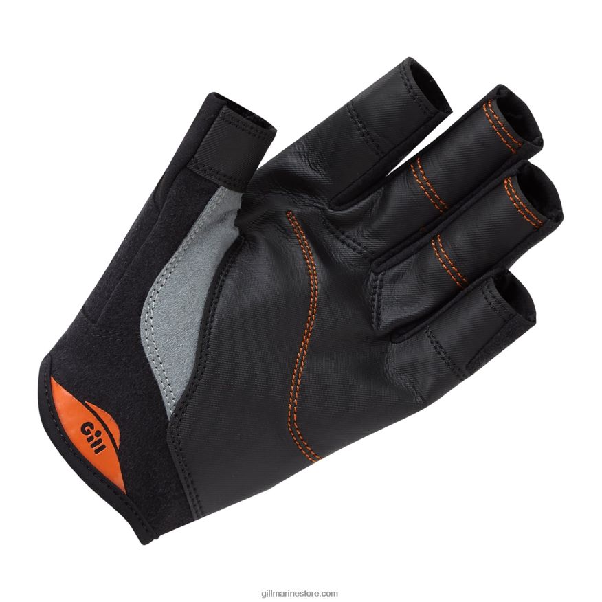 Gill Marine gants de championnat - doigt court DDP04L463 noir