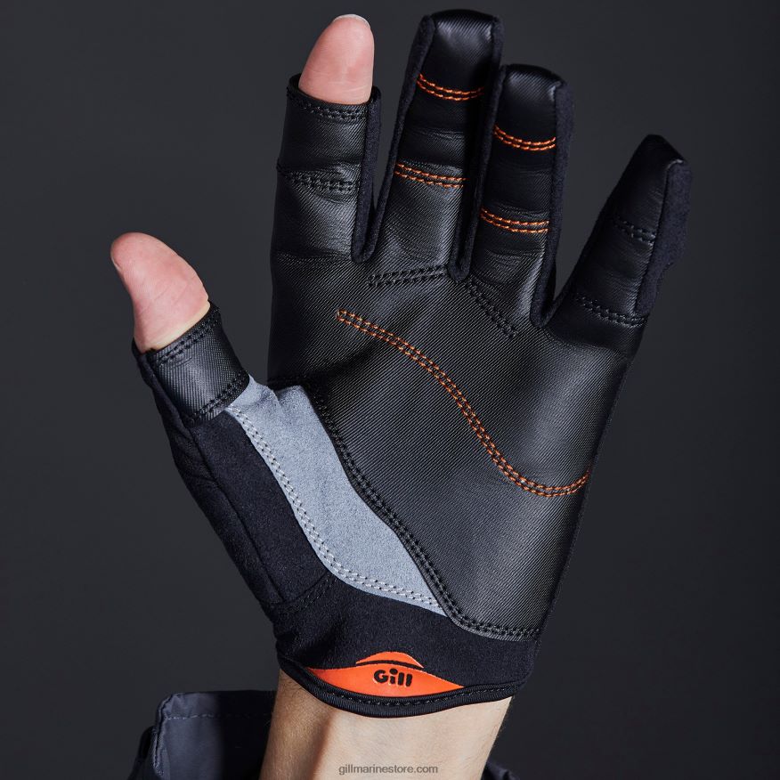 Gill Marine gants de championnat - doigt long DDP04L469 noir