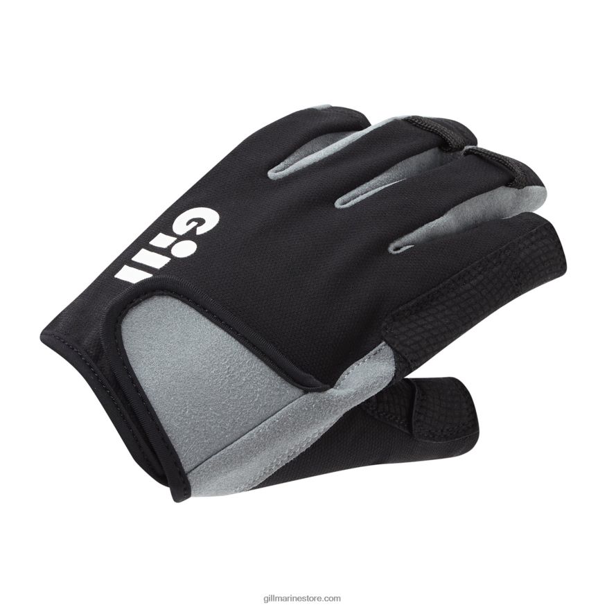 Gill Marine gants de matelot - doigt court DDP04L139 noir