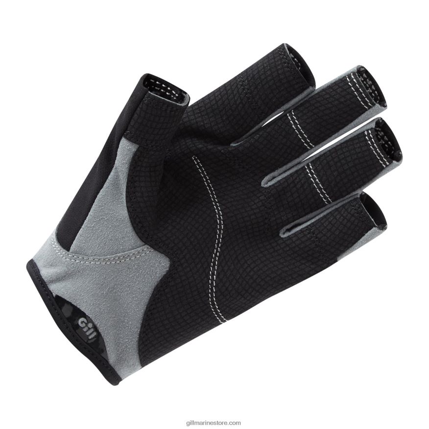 Gill Marine gants de matelot - doigt court DDP04L139 noir