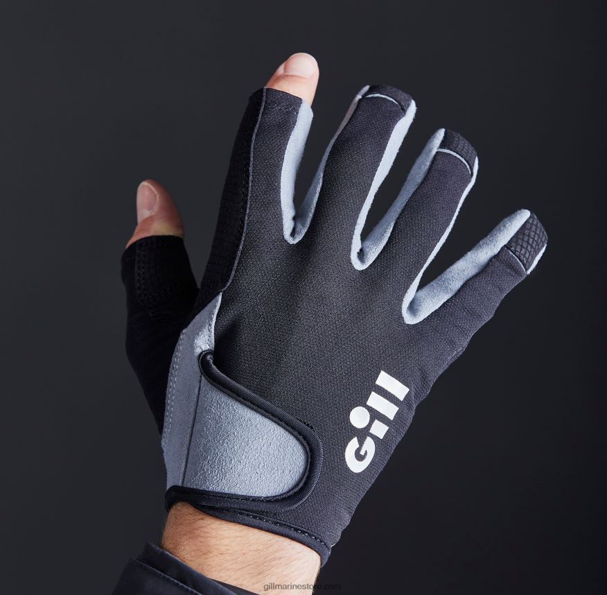 Gill Marine gants de matelot - doigt long DDP04L140 noir