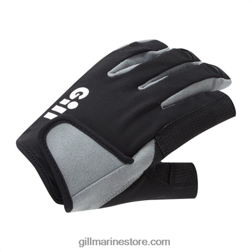 Gill Marine gants de matelot junior - doigt long DDP04L136 noir