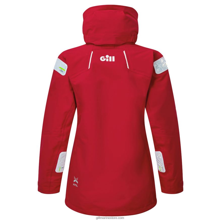 Gill Marine veste hauturière os2 femme DDP04L347 rouge