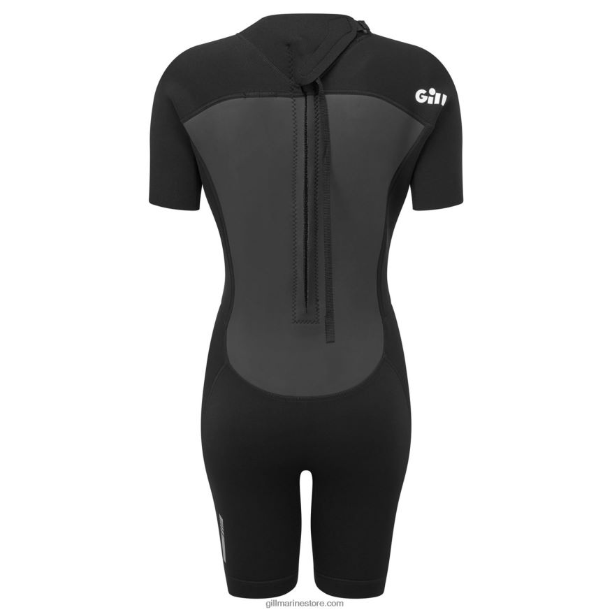 Gill Marine short de poursuite femme DDP04L8 noir