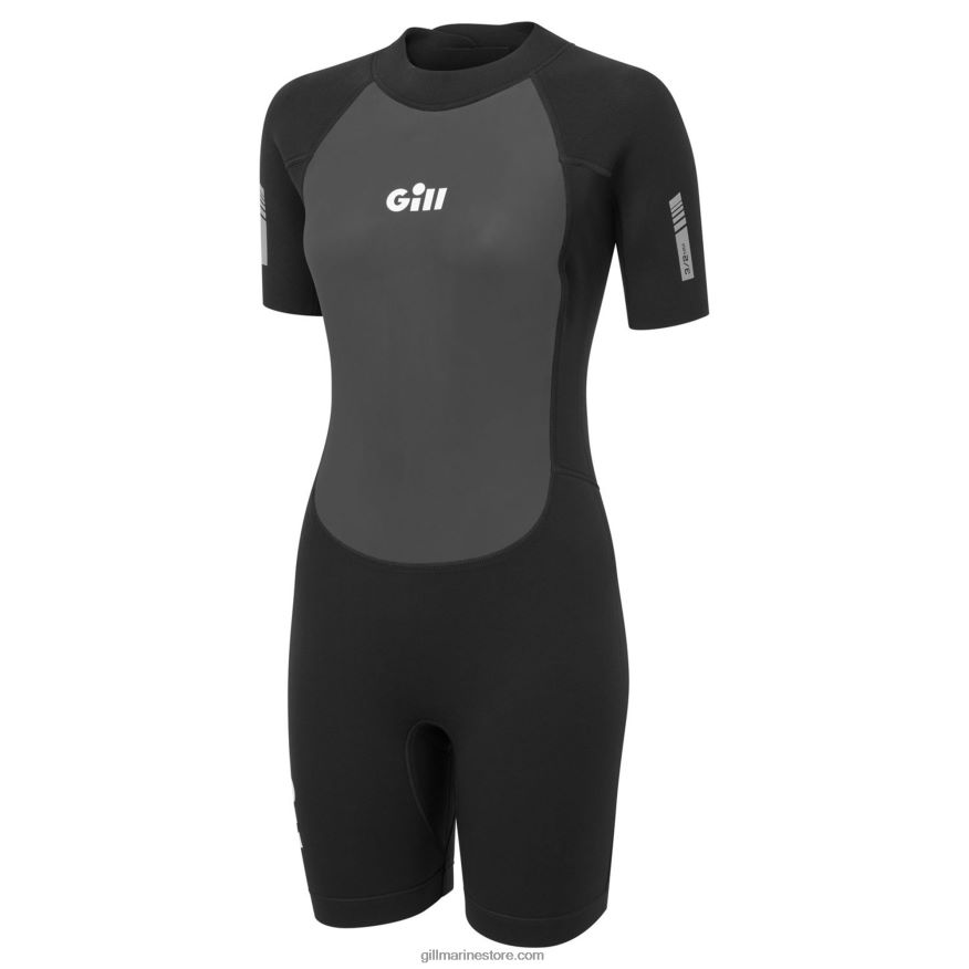 Gill Marine short de poursuite femme DDP04L8 noir