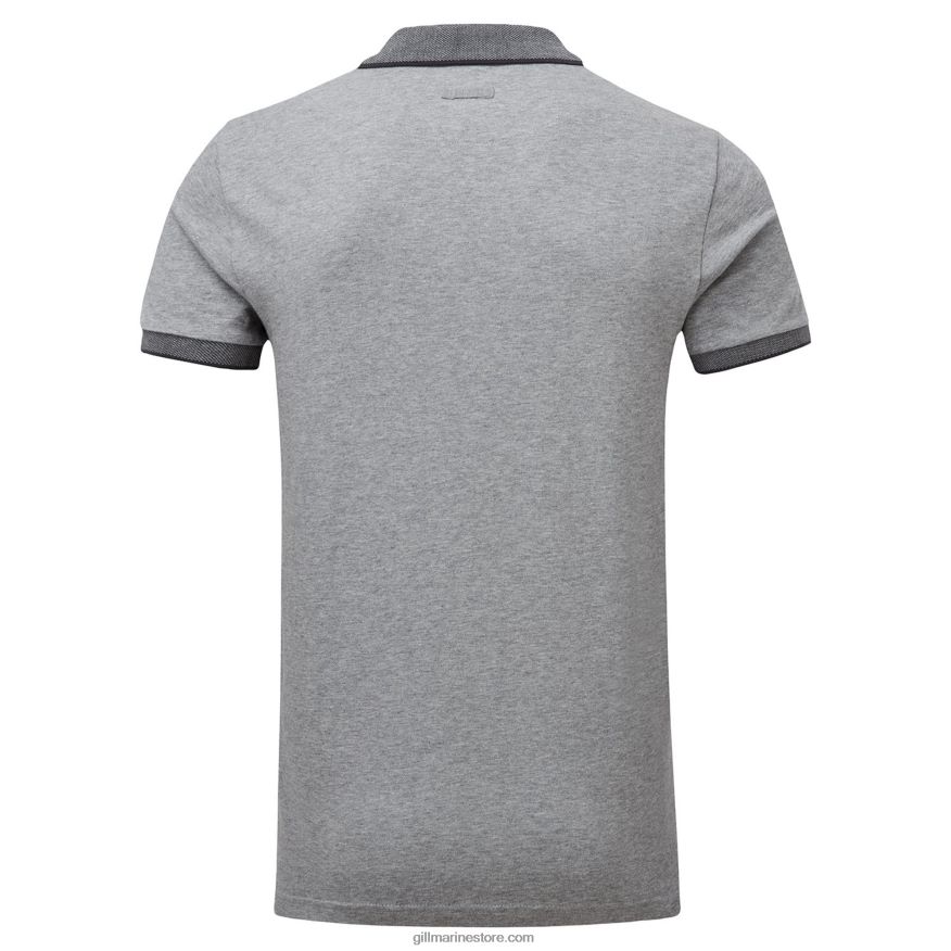 Gill Marine Lucca polo DDP04L122 gris chiné