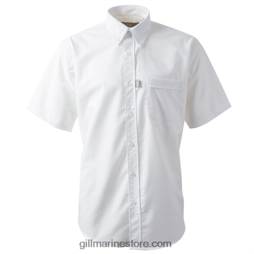 Gill Marine chemise oxford - manches courtes DDP04L302 blanc