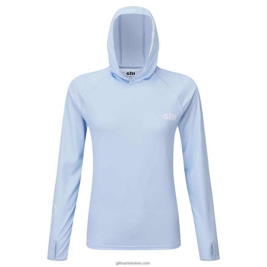 Gill Marine sweat à capuche xpel tec pour femme DDP04L415 glace