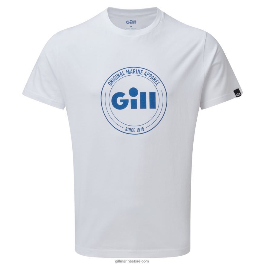 Gill Marine t-shirt scala DDP04L118 blanc