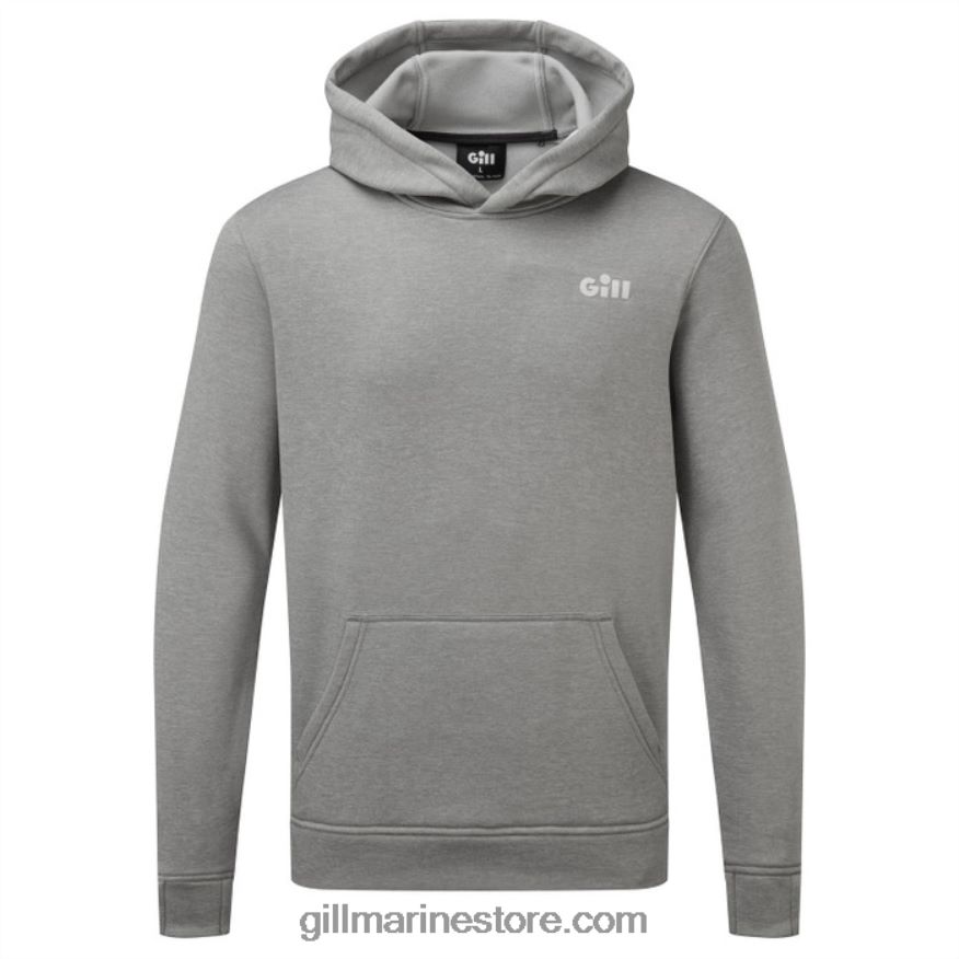 Gill Marine sweat à capuche technique langland DDP04L460 gris chiné