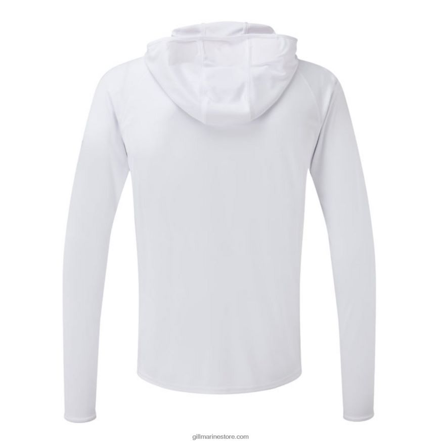 Gill Marine sweat à capuche uv tec DDP04L195 blanc