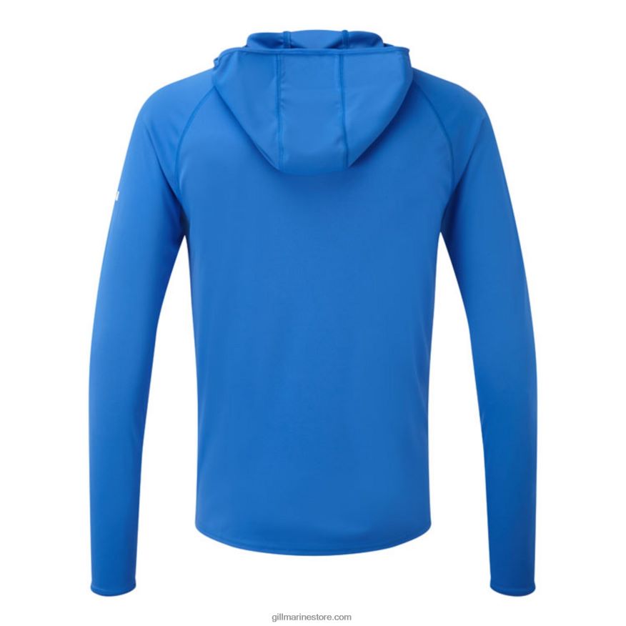 Gill Marine sweat à capuche uv tec DDP04L196 bleu