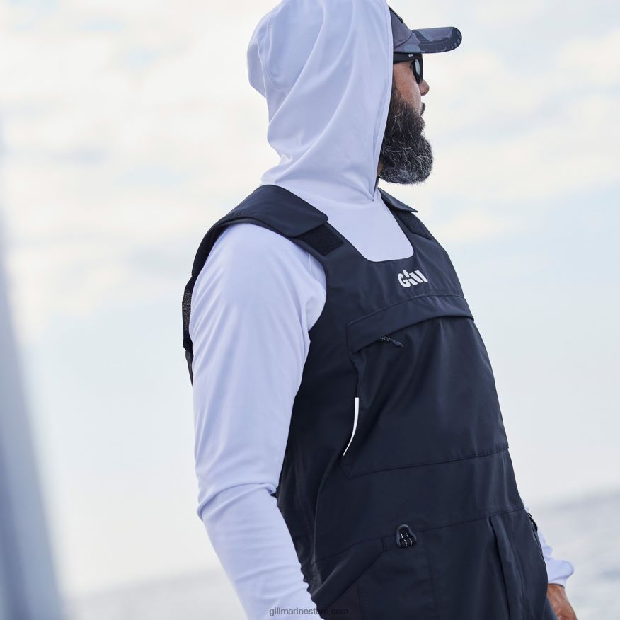 Gill Marine xpel tec sweat à capuche avec logo au dos DDP04L52 blanc