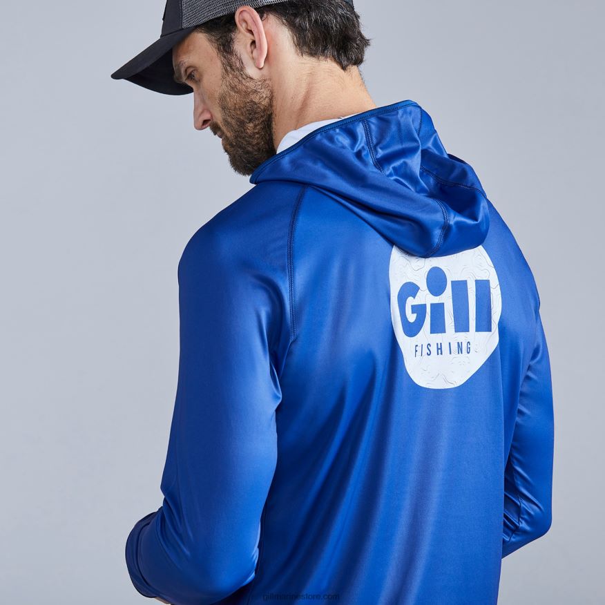 Gill Marine xpel tec sweat à capuche avec logo au dos DDP04L53 crépuscule