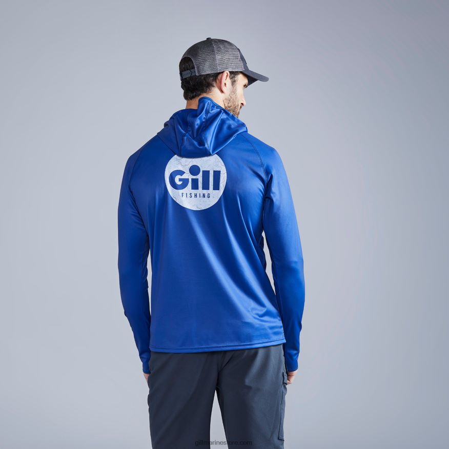 Gill Marine xpel tec sweat à capuche avec logo au dos DDP04L53 crépuscule