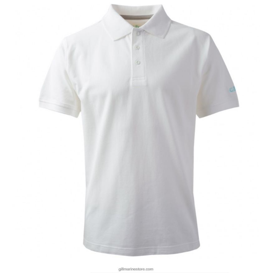 Gill Marine polo homme DDP04L257 blanc