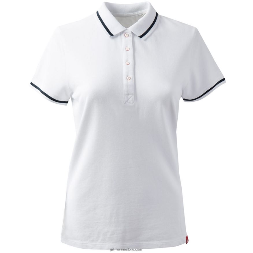 Gill Marine polo pour femme DDP04L248 blanc