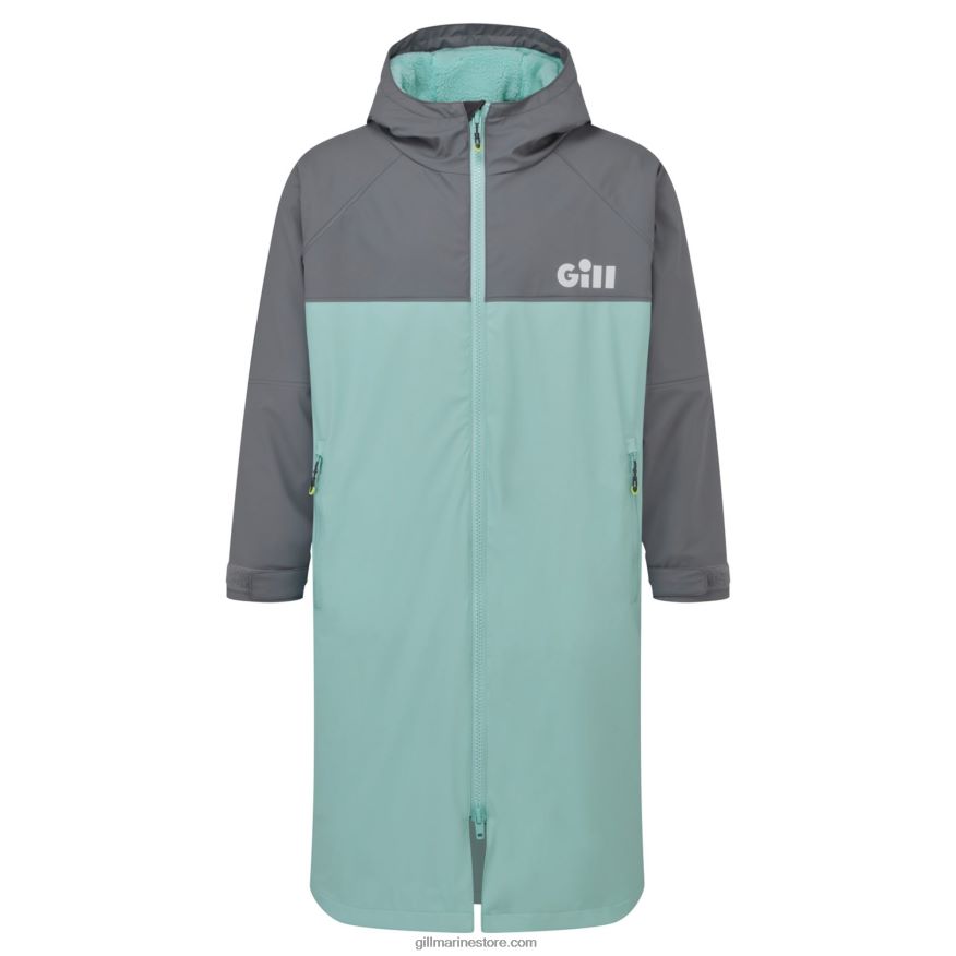 Gill Marine parka aquatique DDP04L373 coquille d'oeuf/cendre