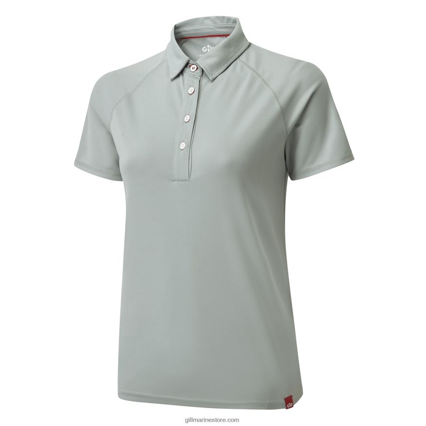 Gill Marine polo uv tec femme DDP04L510 gris moyen