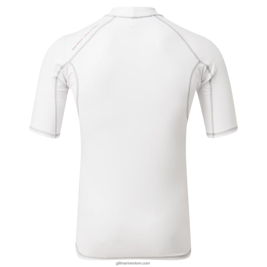 Gill Marine lycra homme - manches courtes DDP04L274 blanc